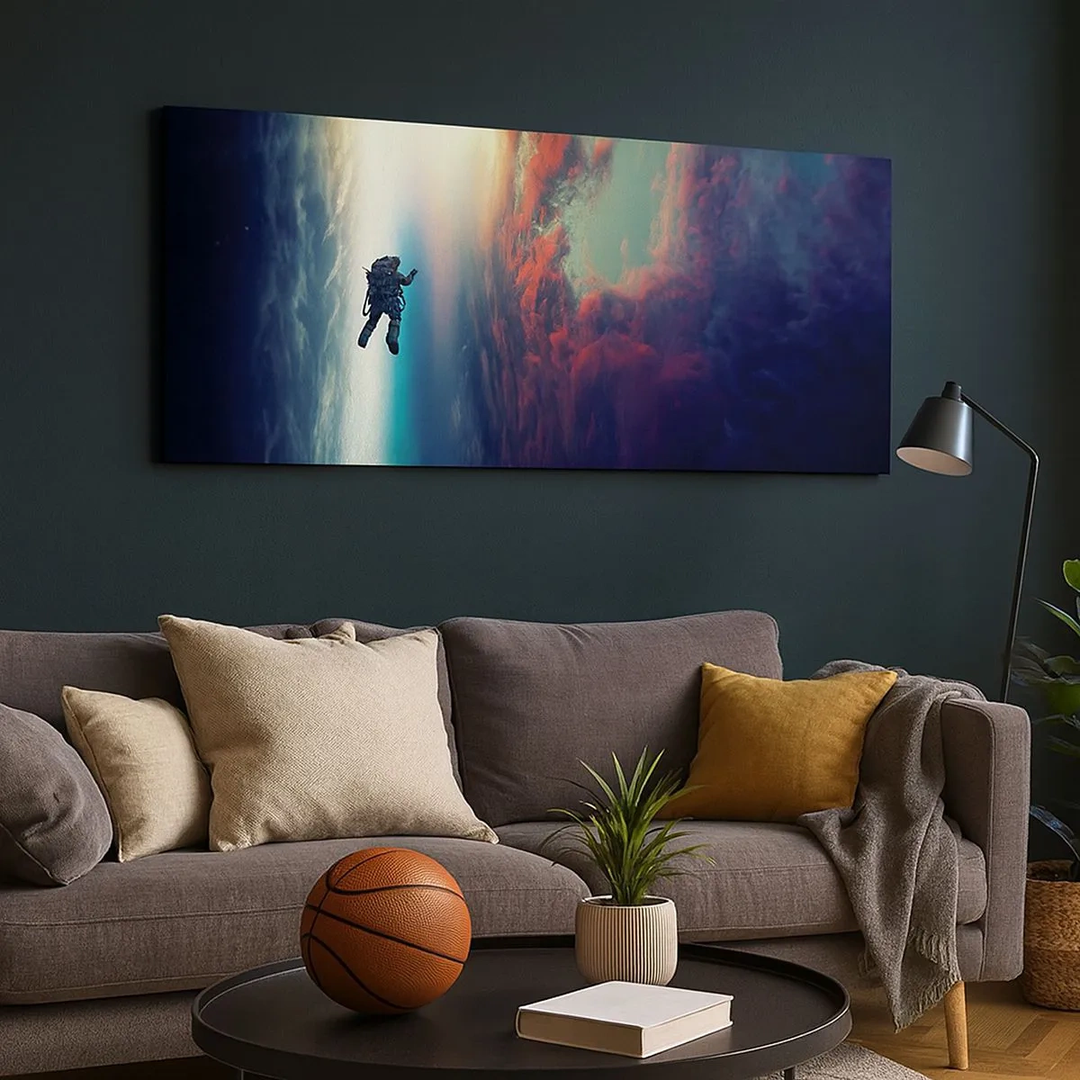 Impression sur toile - Image sur toile - Affronter l'univers - 100x40 cm