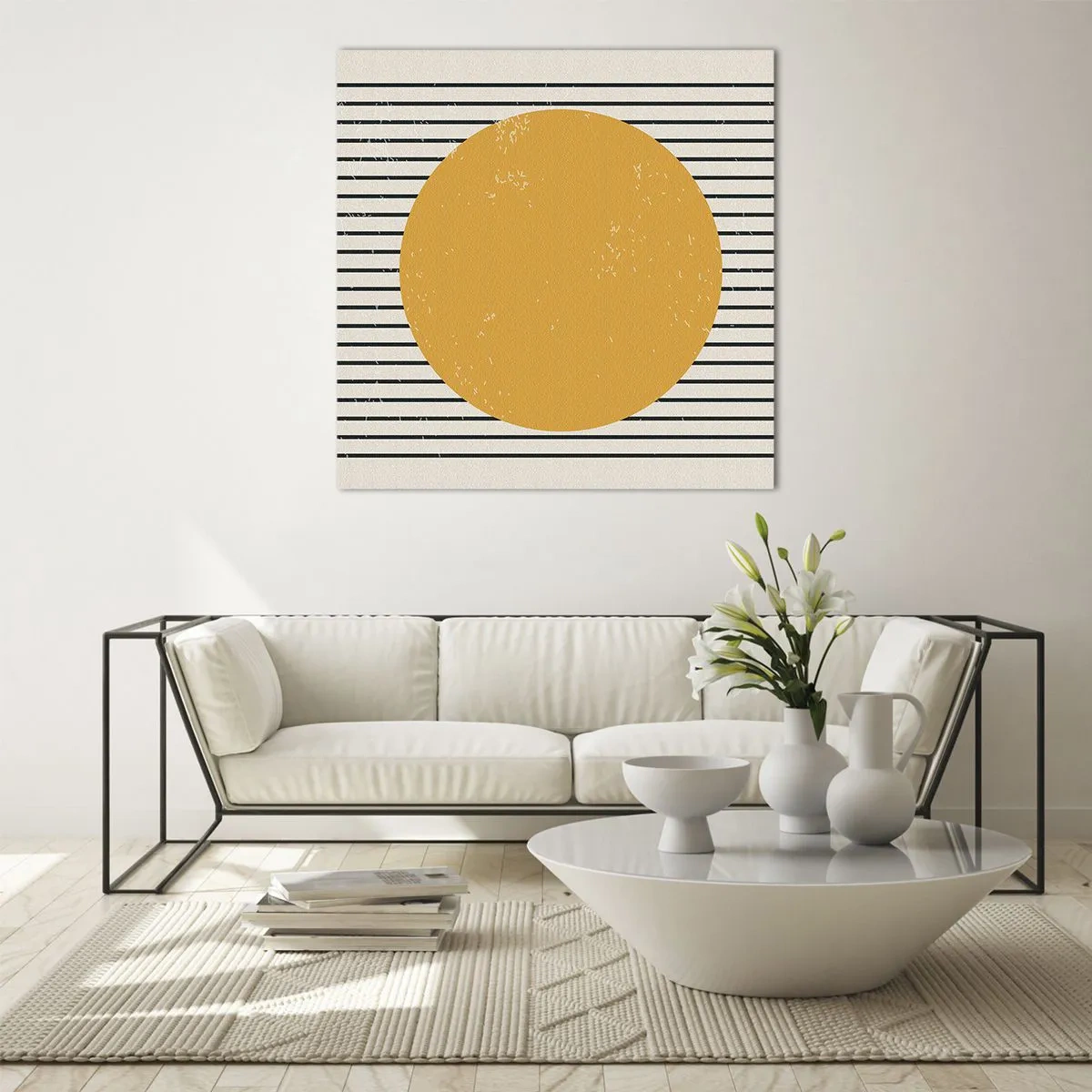 Impression sur verre - Image sur verre - Le pouvoir de la simplicité - 40x40 cm