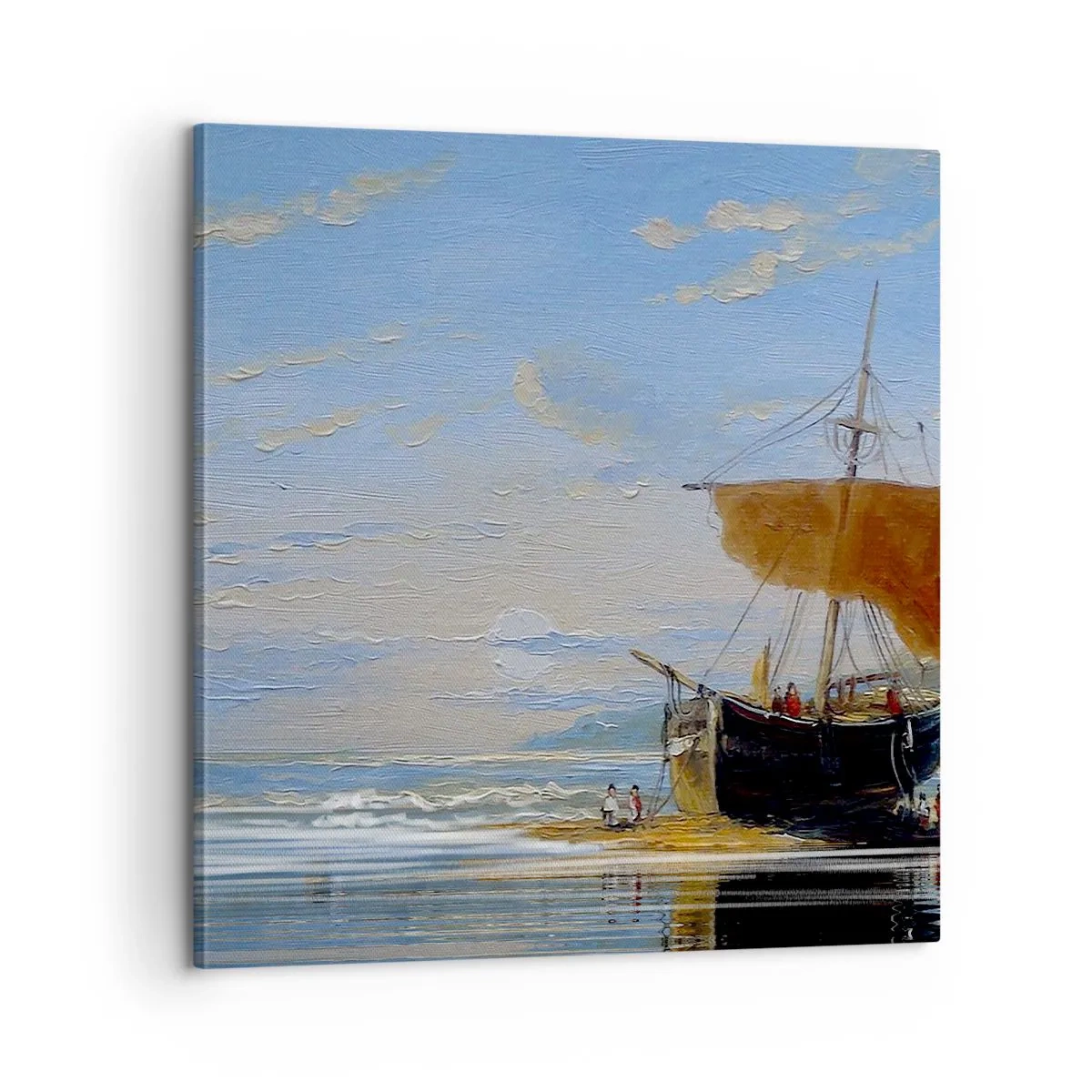 Impression sur toile - Image sur toile - Eau, terre, air - 60x60 cm
