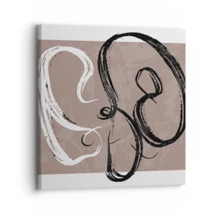 Impression sur toile - Image sur toile - Composition – la recherche de la plénitude - 30x30 cm