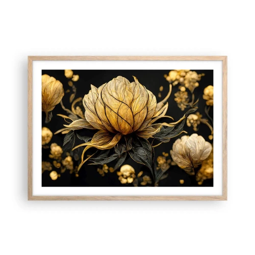 Affiche dans un chêne clair - Poster - Fragilité subtile - 70x50 cm