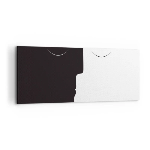 Impression sur toile - Image sur toile - Unité des contraires - 100x40 cm