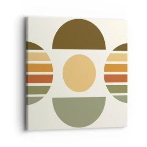 Impression sur toile - Image sur toile - Dans les coulaurs de la terre - 40x40 cm