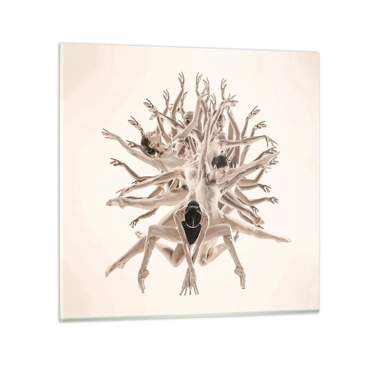 Impression sur verre - Image sur verre - S'épanouir en danse - 30x30 cm