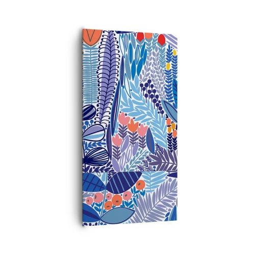 Impression sur toile - Image sur toile - Jardin hawaïen - 65x120 cm