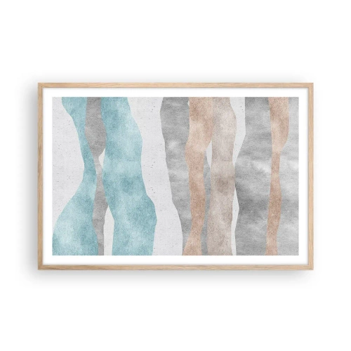 Affiche dans un chêne clair - Poster - Une étude de proximité - 91x61 cm