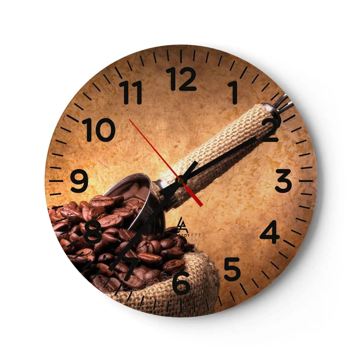 Horloge murale - Pendule murale - A la source de la saveur - 30x30 cm