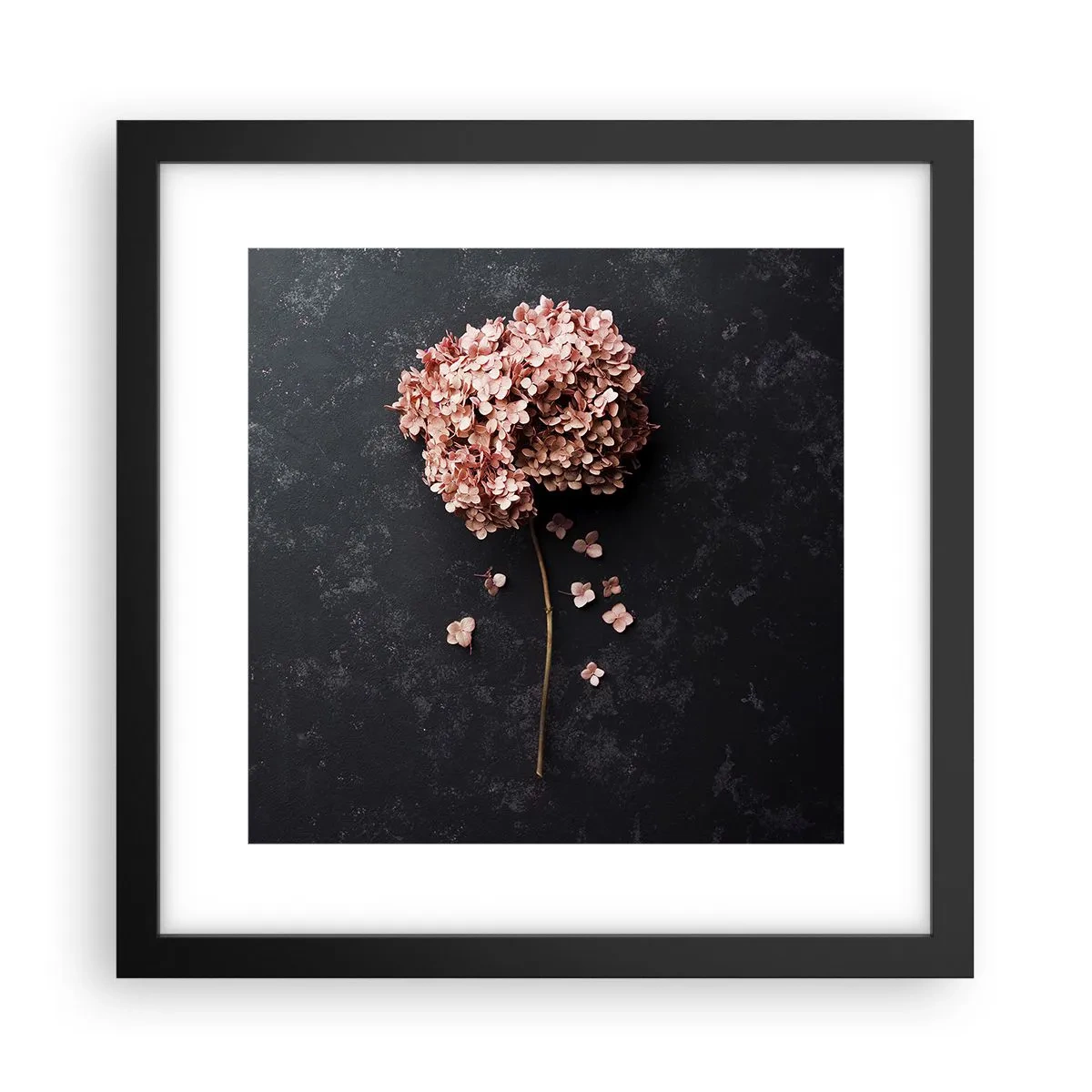 Affiche dans un cadre noir - Poster - Un signe vraiment romantique - 30x30 cm