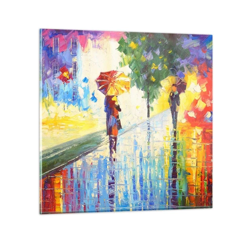 Impression sur verre - Image sur verre - Et tout est clair - 50x50 cm