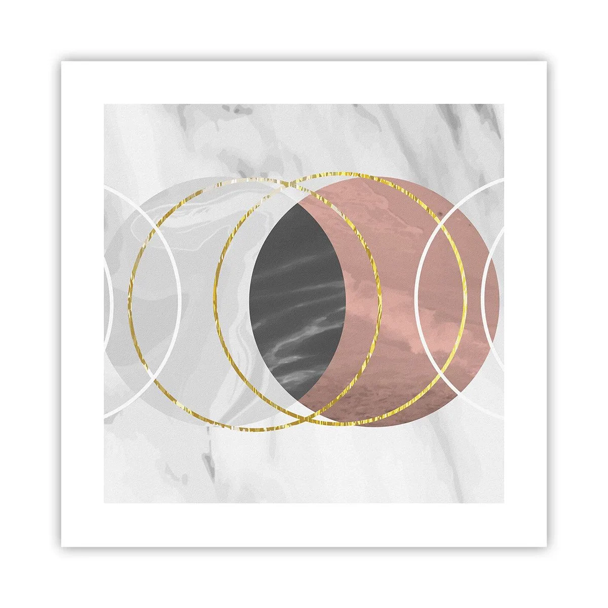 Affiche - Poster - Musique des sphères - 40x40 cm