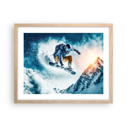 Affiche dans un chêne clair - Poster - Des émotions extrêmes - 50x40 cm