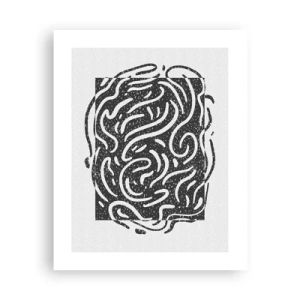 Affiche - Poster - Abstraction : la danse de la joie - 40x50 cm