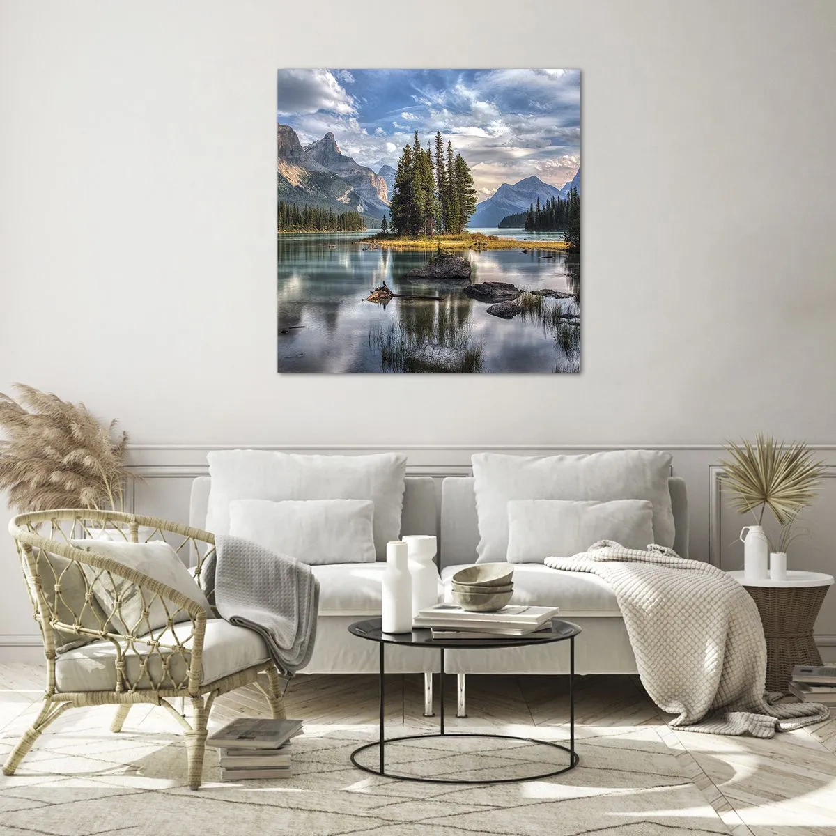 Impression sur verre - Image sur verre - Sous les grandes eaux claires - 50x50 cm