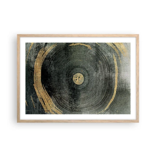 Affiche dans un chêne clair - Poster - Changement et persistance - 70x50 cm