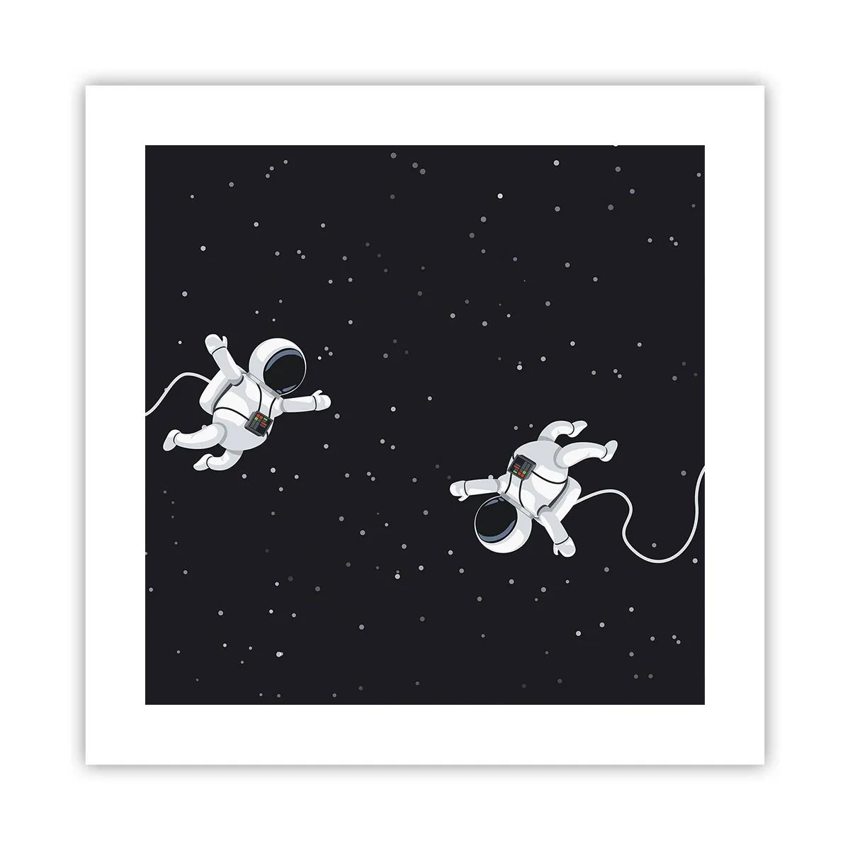 Affiche - Poster - Sortie cosmique - 40x40 cm