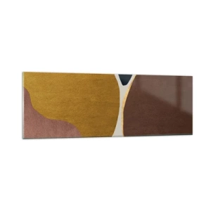 Impression sur verre - Image sur verre - L'abstraction – une place dans l'espace - 90x30 cm