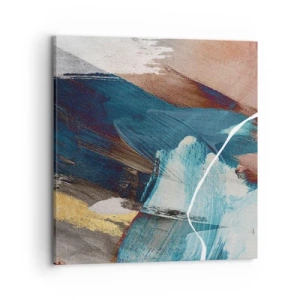 Impression sur toile - Image sur toile - Avec panache et énergie - 70x70 cm