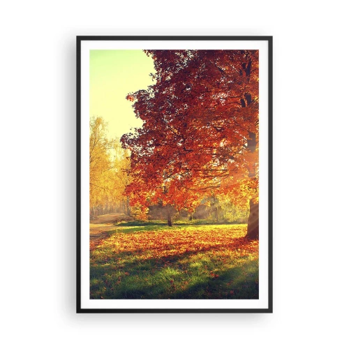 Affiche dans un cadre noir - Poster - Le roux est beau - 70x100 cm