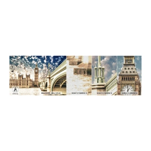 Échantillon de Papier Peint Premium Canvas - Nuages 