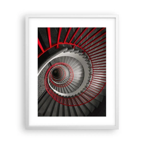Affiche dans un cadre blanc - Poster - Amusement architectural - 40x50 cm