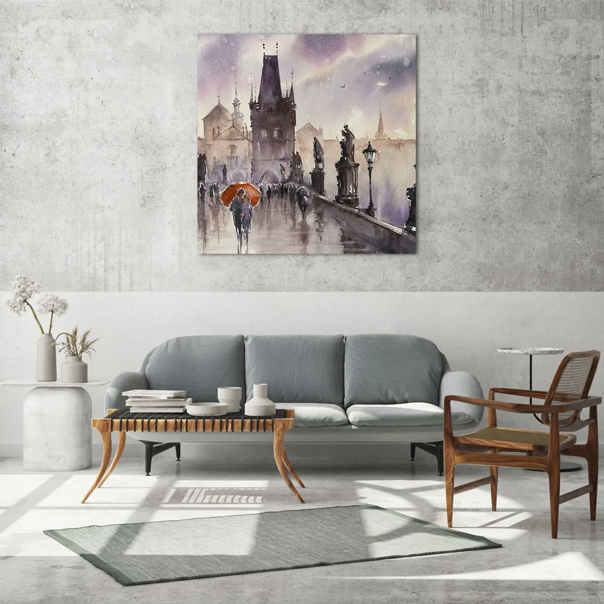 Impression sur verre - Image sur verre - Les gens ne changent pas - 30x30 cm