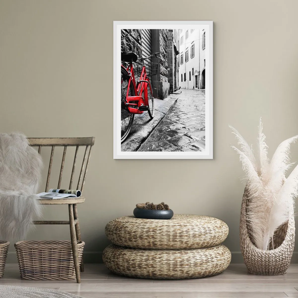 Affiche dans un cadre blanc - Poster - La vraie beauté ne vieillit pas - 30x40 cm