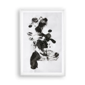 Affiche dans un cadre blanc - Poster - De la méthode dans la folie ? - 61x91 cm