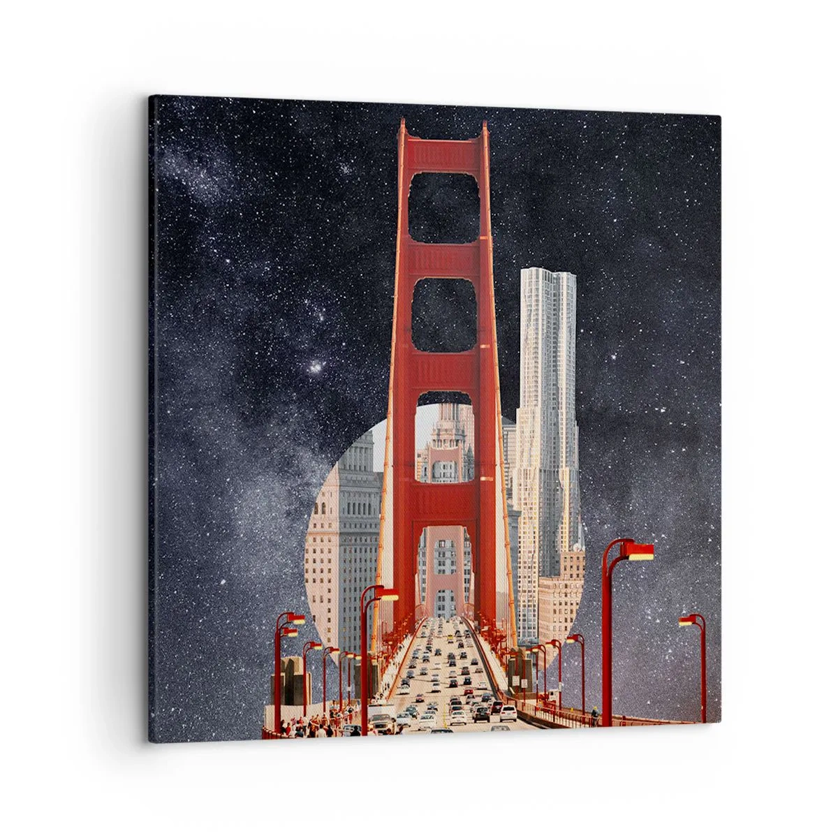 Impression sur toile - Image sur toile - Toujours au centre - 50x50 cm