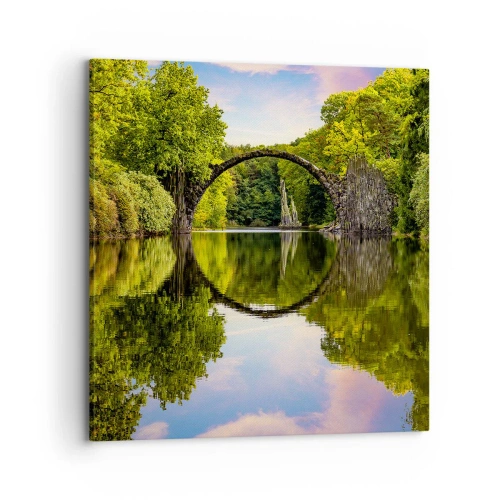 Impression sur toile - Image sur toile - À la jonction de deux mondes - 70x70 cm