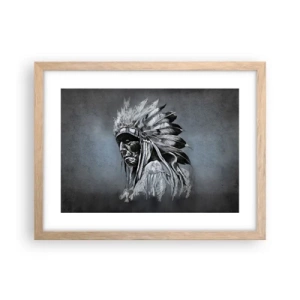 Affiche dans un chêne clair - Poster - Retour aux sources - 40x30 cm