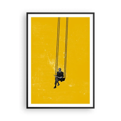 Affiche dans un cadre noir - Poster - Un jour comme tous les jours - 70x100 cm