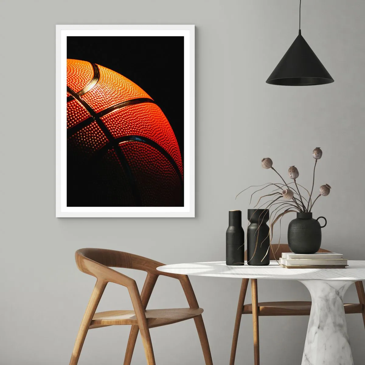 Affiche dans un cadre blanc - Poster - Belle comme une planète - 70x100 cm