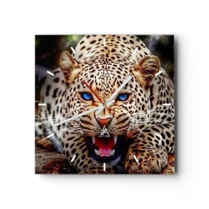 Horloge murale - Pendule murale - La colère de la beauté ne fait pas de mal - 40x40 cm