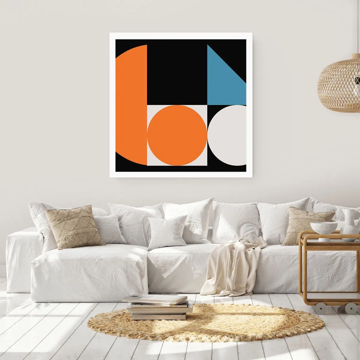 Affiche - Poster - Rangement de figures - 60x60 cm