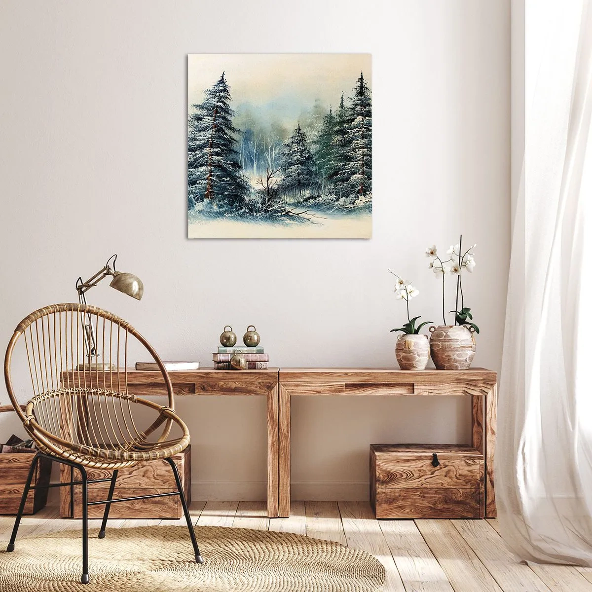 Impression sur toile - Image sur toile - Prêt pour les fêtes - 30x30 cm