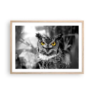 Affiche dans un chêne clair - Poster - Rien ne se cachera - 70x50 cm