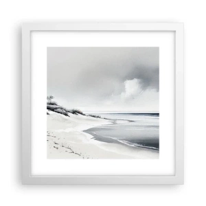 Affiche dans un cadre blanc - Poster - Ensemble depuis toujours - 30x30 cm