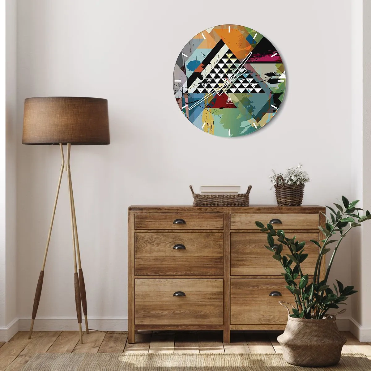 Horloge murale - Pendule murale - Comme c'est facile - 40x40 cm