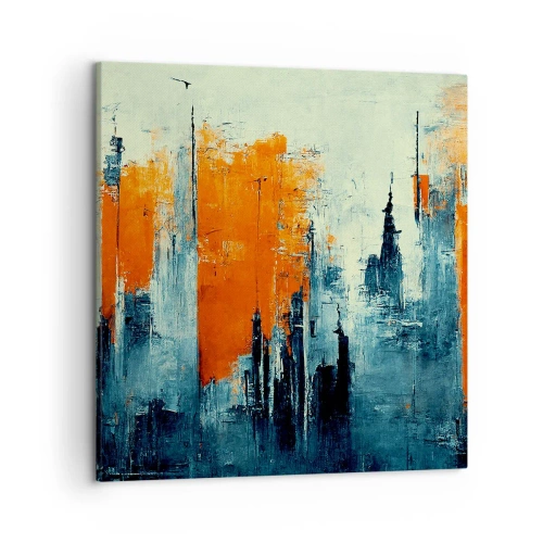 Impression sur toile - Image sur toile - Paysage moderne - 50x50 cm