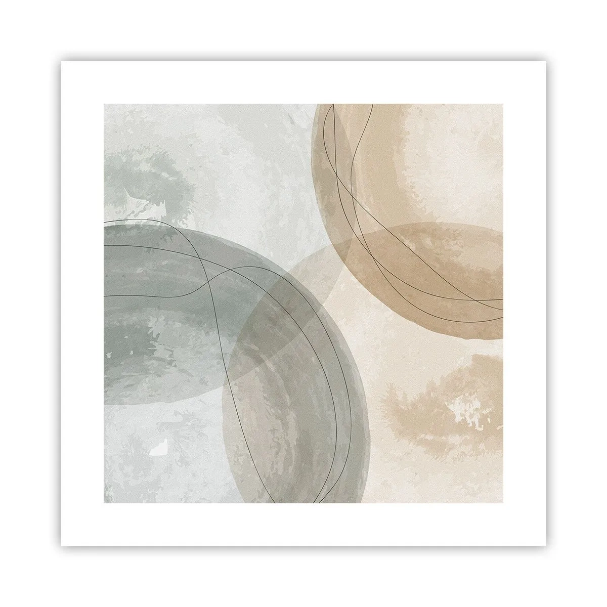 Affiche - Poster - Mondes pénétrants - 40x40 cm