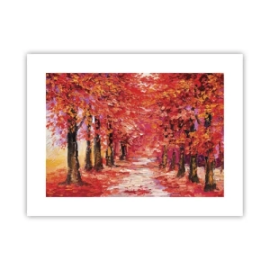 Affiche - Poster - Impression d'automne - 40x30 cm