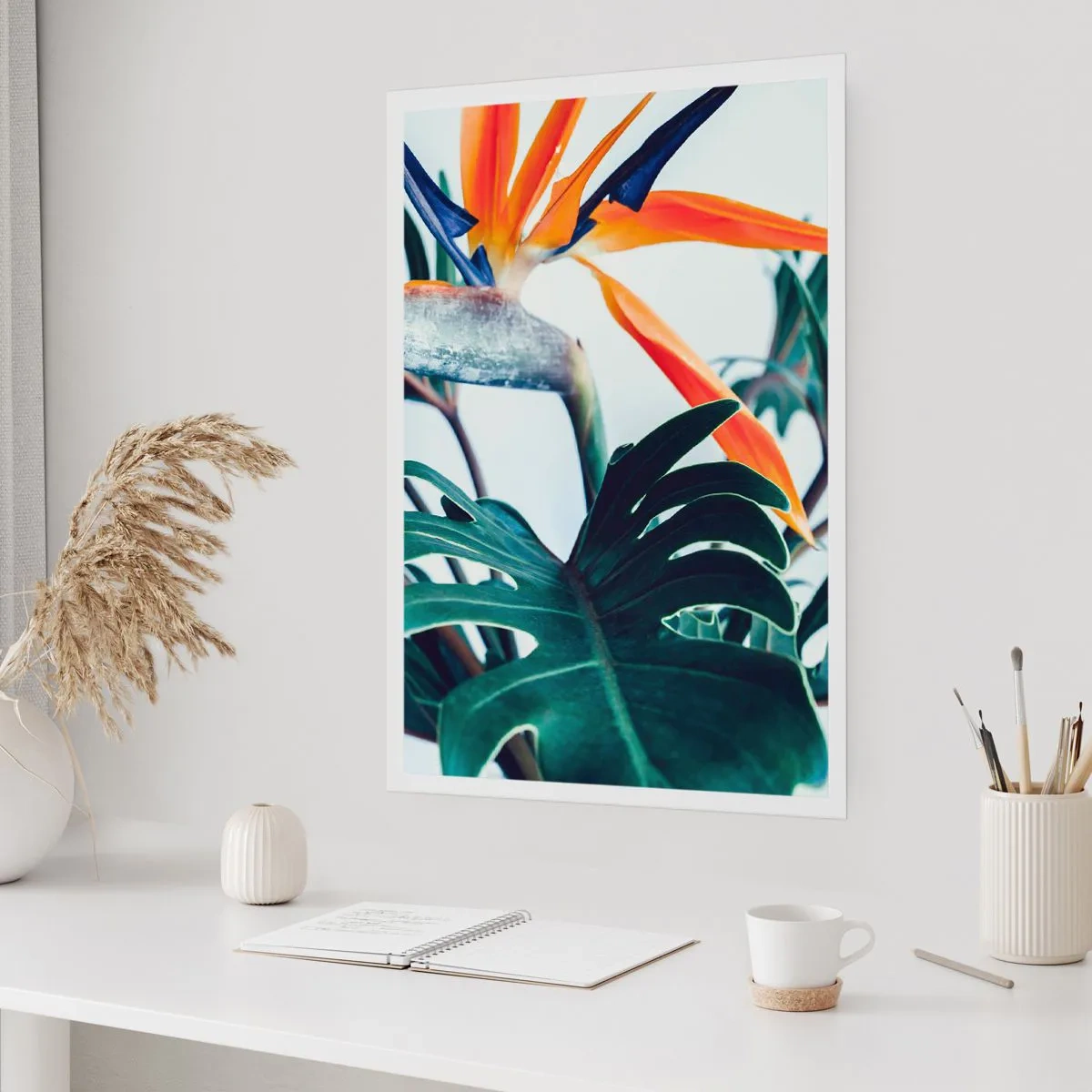 Affiche - Poster - Le buisson oiseaux - 70x100 cm