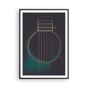 Affiche dans un cadre noir - Poster - Le calme avant la tempête - 70x100 cm