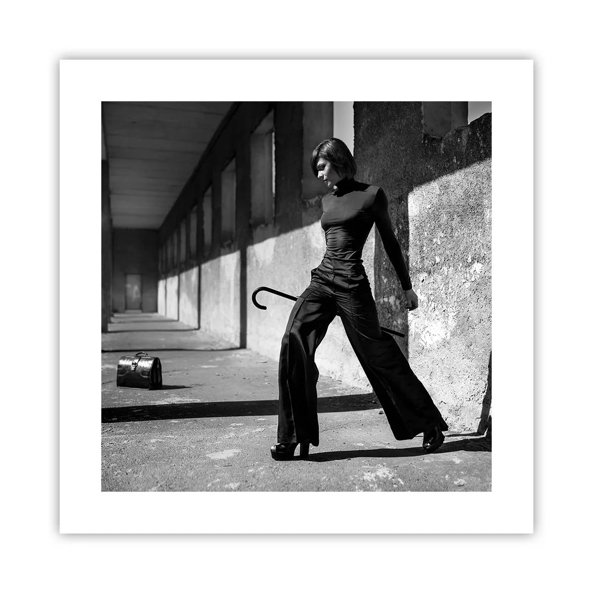 Affiche - Poster - Élégance urbaine - 40x40 cm