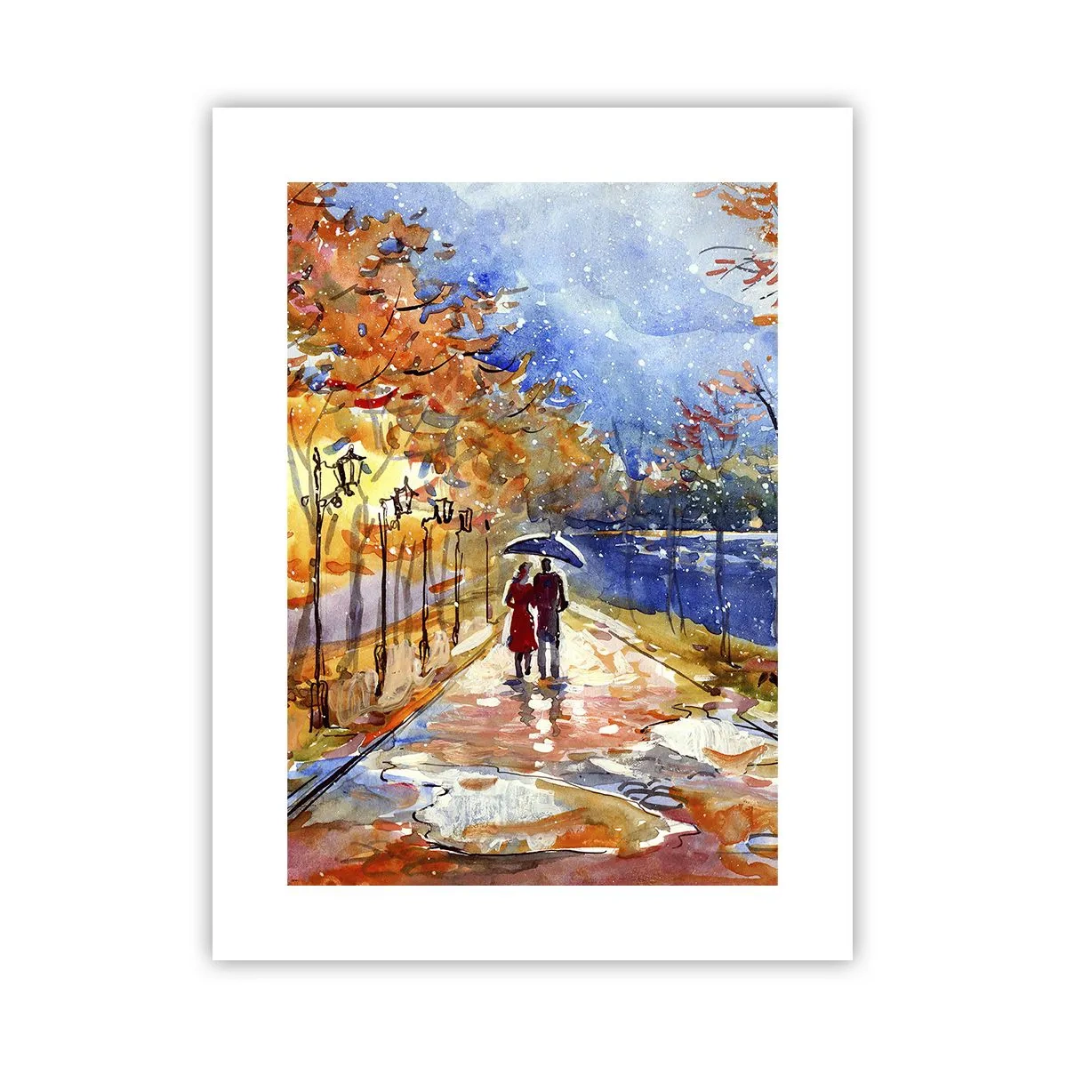 Affiche - Poster - Ensemble jusqu'au bout du temps - 30x40 cm