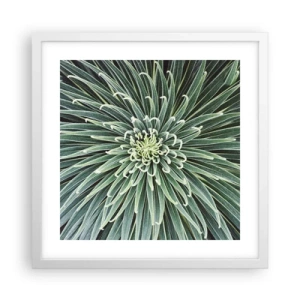 Affiche dans un cadre blanc - Poster - Naissance d'une étoile - 40x40 cm