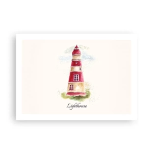 Affiche - Poster - Il y a toujours beau temps autour - 70x50 cm