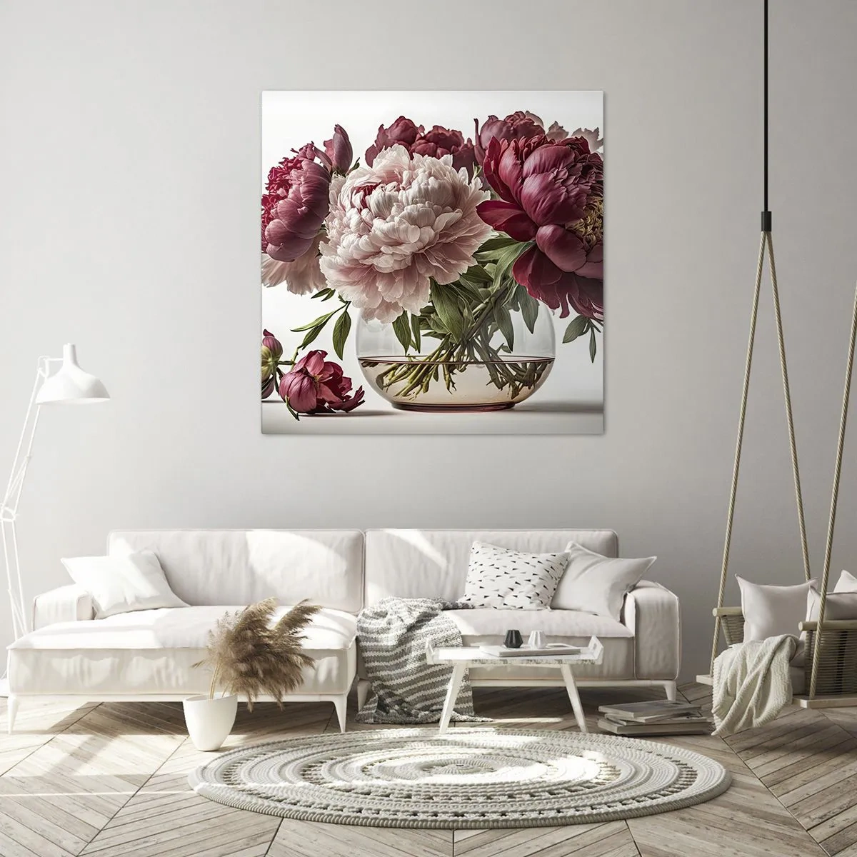 Impression sur toile - Image sur toile - En pleine floraison de beauté - 70x70 cm