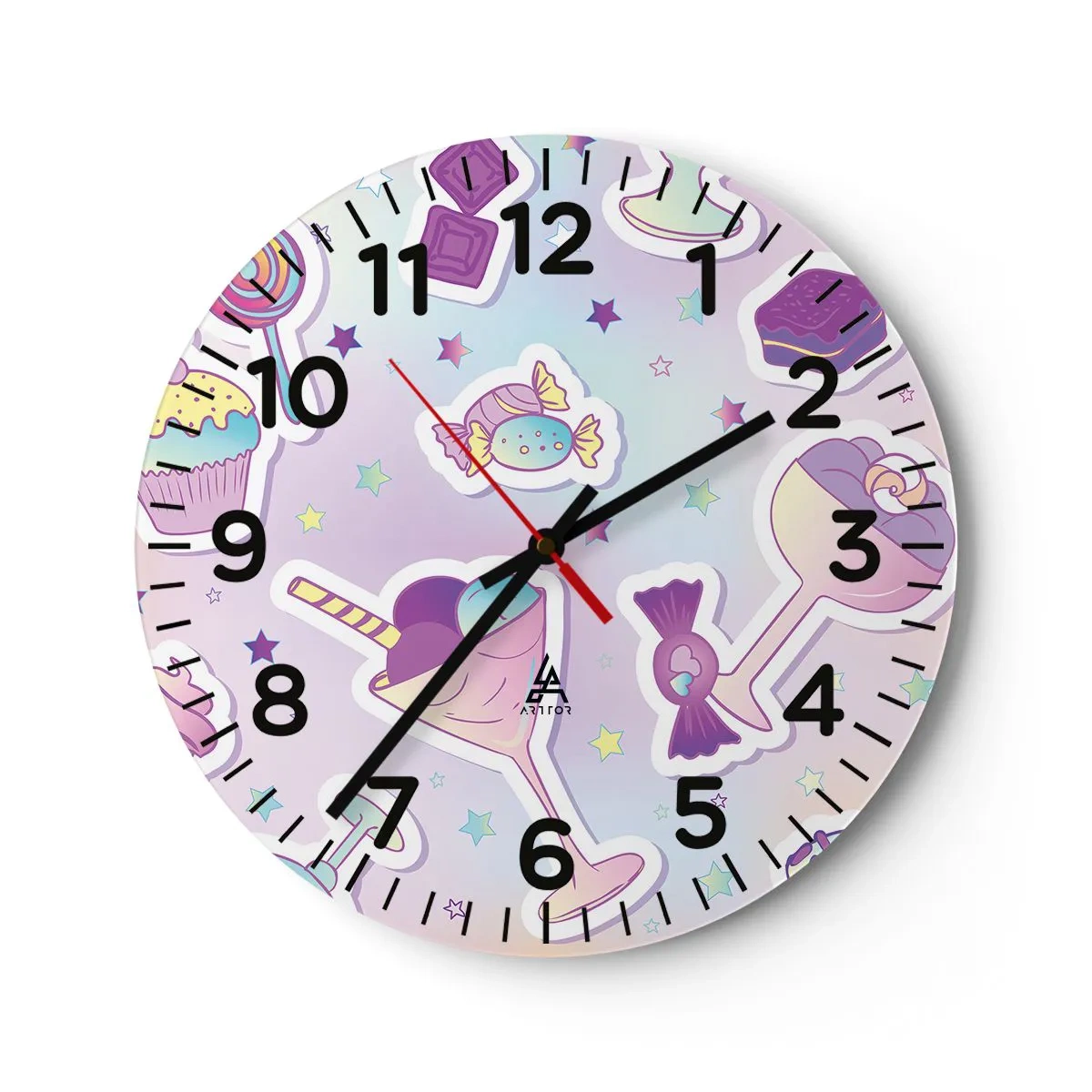 Horloge murale - Pendule murale - Pour que tous les jours soit un anniversaire - 40x40 cm