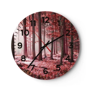 Horloge murale - Pendule murale - Le rouge est tout aussi beau - 30x30 cm